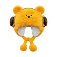 thumbnail image 2 of TISHITA Cute Plush Hat Comfortable Photo Prop Funny Soft for Festivals Shopping Gift Yellow, 2 of 8