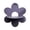 Purple-PP Home Decor, variant on karymi Decorative Flower Shaped Storage Rack Wall Mounted Wooden Shelf 11.81x11.81 in Purple for Bathroom Home Room Keys Glasses Organizer Decoration Party Favors Living Room Decor
