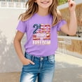 thumbnail image 2 of ibiyuan Tshirt for Girls Holiday Short Sleeve Baby Girl Tops Shirts for Girls Crewneck Cute Print Tees Trendy Birthday Outfit Shirts,2-3 Years, 2 of 4