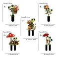 thumbnail image 6 of shyuyusa Cute Flower Holding Frog Garden Stake - Whimsical Outdoor Decor for Yard Patio Display, 6 of 6