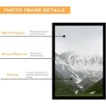 thumbnail image 4 of 13x18 Picture Frame Black for Wall Mounting, Horizontal and Vertical Formats for Wall Hanging, Wood 13x18 Frame,Black, 1 Pack, 4 of 7