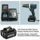 thumbnail image 4 of For Makita 18v Battery 6.0 Ah Lxt Li-ion Bl1850b Bl1830b Bl1860b Cordless, 4 of 5