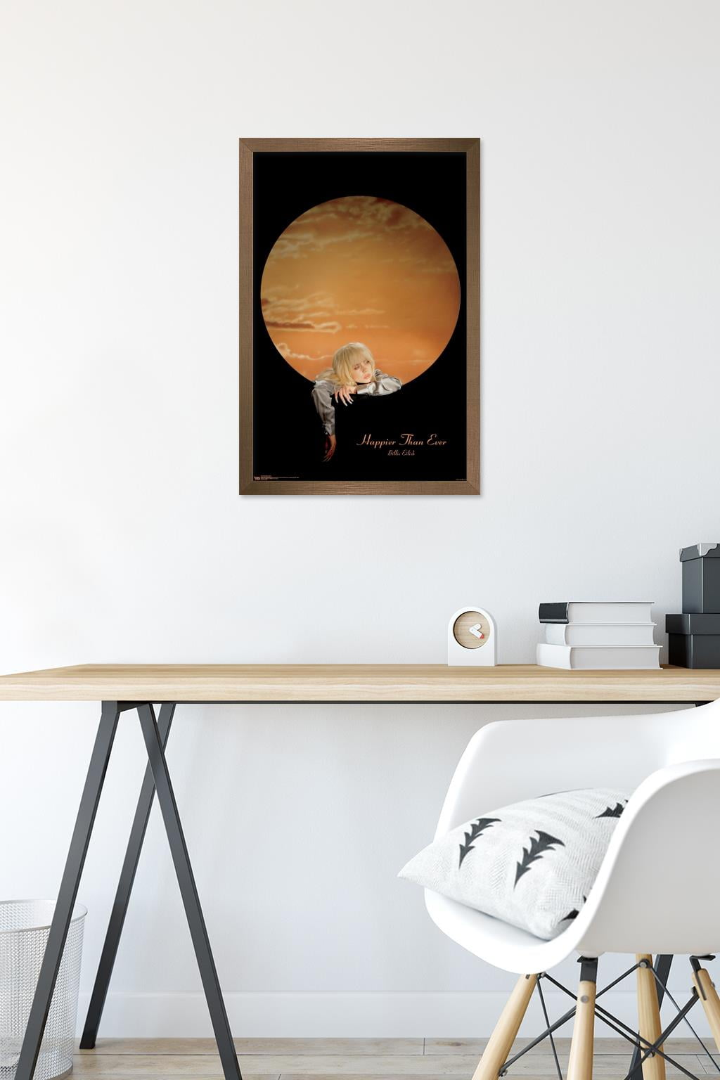 Billie Eilish - Moon Wall Poster, 14.725" x 22.375" Framed