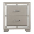 thumbnail image 4 of Glory Furniture Alana Nightstand in Silver Champagne, 4 of 8
