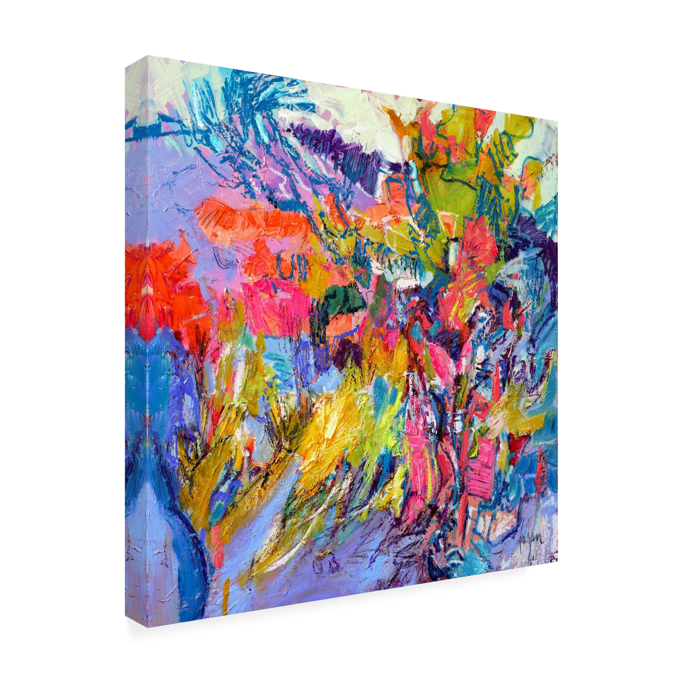 Canvas Wall Art - Dorothy Fagan ' Deepinthemeadowii' Wall Art for Living Room, Bedroom, or Office Décor by Trademark Fine Art - 14 x 14 Inches