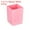 Pink, variant on Unique Bargains Pencil Holder Plastic Pen Makeup Brush Holder Square Desktop Organizer Pink