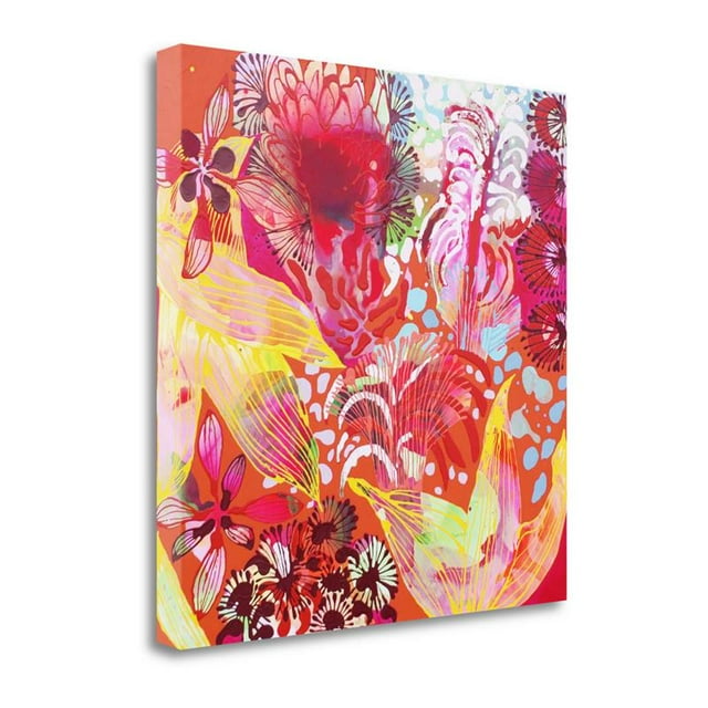 20" x 20" You Cant Catch Me By Sofie Siegmann Print on Canvas Fabric Multi-Color