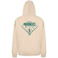 thumbnail image 3 of Men's Levelwear Khaki Seattle Mariners Uphill Primary Full-Zip Hoodie, 3 of 3