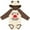 Natural & Brown w Ears, variant on Inktastic Someone on Topsail Island Loves Me Boys or Girls Long Sleeve Baby Bodysuit