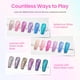 thumbnail image 5 of Esmalte de uñas en gel con purpurina con forma de escarabajos, 6 colores, remoja los rayos UV, 5 of 7