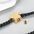 thumbnail image 4 of Paw Print Cremation Urns Bracelet for Ashes Adjustable Braided Rope Keepsake Bangle Jewelry for Women Men Memorial Bracelet for Dog Cat, 4 of 5