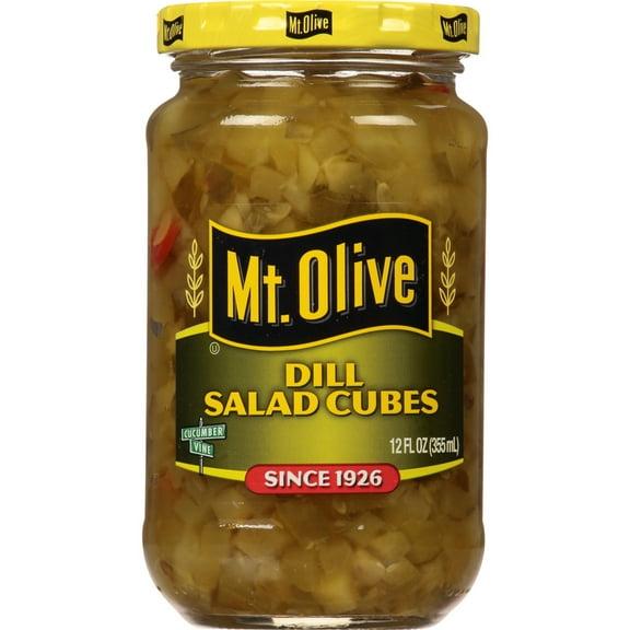 Mt. Olive Dill Salad Cubes - 12 fl oz jar