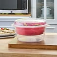 thumbnail image 4 of Compact Microwave Rice Cooker or Vegetable Steamer with Lid, 4 of 7