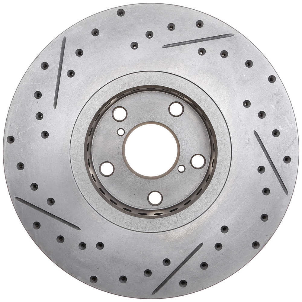 StopTech Power Slot 06-11 Lexus GS Series / 06-12 IS350 Front Left Drilled & Slotted Rotor Fits select: 2021 LEXUS IS 350 F-SPORT