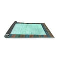 thumbnail image 2 of Ahgly Company Indoor Rectangle Abstract Light Blue Contemporary Area Rugs, 5' x 7', 2 of 4