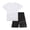 R174-White, variant on RMGVDSD Boys Summer Outfits Breathable Short Sleeve Tee Shirt And Athletic Shorts Set 2Pcs Baseball Active Outfit Running Casual Wear 12-13 Years