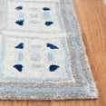 thumbnail image 3 of SAFAVIEH Bella Noelle Bordered Area Rug, Ivory/Blue, 2' x 3', 3 of 11