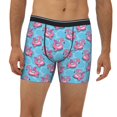 thumbnail image 2 of Men'S Boxer Briefs, Pinkinflatable Bird Circle Soft And Breathable Mens Underwear Boxer Briefs With Widen Waist, 2 of 2