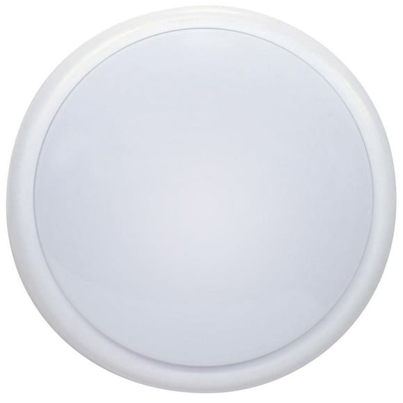 Luminaire à DEL blanc à bouton poussoir de Globe Electric avec arrêt automatique, fonctionne à piles Luminaire à DEL