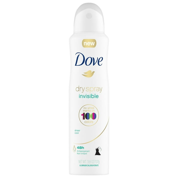 Dove Antiperspirant Deodorant Sheer Cool Invisible Dry Spray 3.8 oz ...