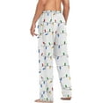 thumbnail image 6 of HPINK-T Christmas Lights Bulb Men's Christmas Pajama Pants Super Soft Straight-Fit Lightweight Pajama Bottoms with Pockets Drawstring, 6 of 7