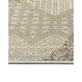 thumbnail image 3 of Pransh Geometric Cream Velvet Area Rugs for Living Room Washable Rugs Boho Moroccan Area Rug Soft Neutral Geometric Bohemian Distressed Indoor Rug for Bedroom Dining Room Office Nonslip Rug, 3 of 8