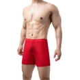 thumbnail image 2 of Ketyyh-chn99 sous-Vêtements Bikini pour Hommes 2024 Respirants Caleçons Mode Caleçons Culottes Rouges,P, 2 of 5
