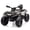 grey, variant on Kids Electric ATV, Licensed Bombardier 4WD Ride-On Quad with 4 x 200W Motors, 2 Seats, LED Headlights, Music, USB Port, Suspension, and 5 MPH Max Speed