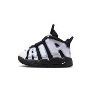 Toddler's Nike Air More Uptempo "Cobalt Bliss" Blk/Wht-Multi-Color (DQ6202 001) - 9