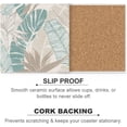 thumbnail image 6 of GZHJMY Square Drink Coasters, 1 Pcs Tropical Summer Palm Tree and Banana Leaves Absorbent Ceramic Coffee Coasters for Drinks with Cork Base Housewarming Gift for Home Decor, 6 of 6