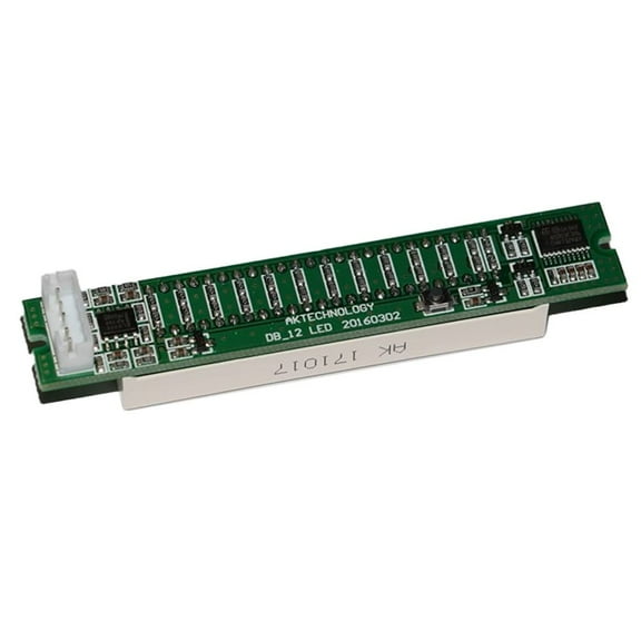 Mini Dual 12Bit Led Music Level Indicator Module Adjustable Light Speed Vu Meter A YIWEI