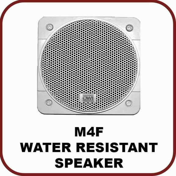 WATER RESISTANT (BSK) SPEAKERS