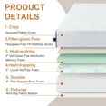 thumbnail image 4 of Yangming 8 Inch Queen Mattress,Cooling Gel Memory Foam Mattress for Pressure Relief, Mattress-in-a-Box,CertiPUR-US Certified, 4 of 7