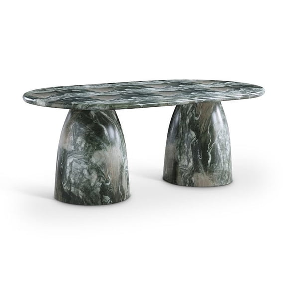 Meridian Furniture Cosenza Green 78" Indoor/Outdoor Concrete Dining Table