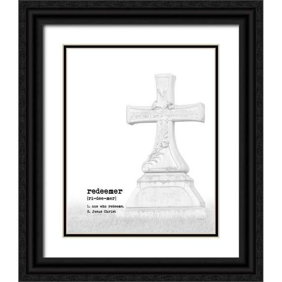 Murdock, Ramona 20x24 Black Ornate Wood Framed with Double Matting Museum Art Print Titled - Redeemer