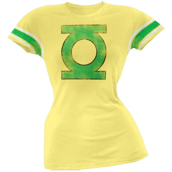 Green Lantern - Distressed Logo Juniors T-Shirt