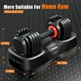 thumbnail image 4 of GIKPAL 50LB(25lbs*2) Adjustable Dumbbells Set,10 in 1 Quick-Select 2.5-25lbs Weight Adjustable Dumbbells for Full Body Home Workout, 4 of 7