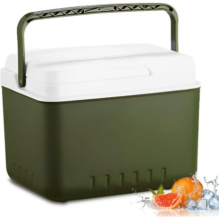HiGropcore 6 Quart Small Cooler - Portable Hard Shell Cooler Lunch Box - Ice Retention Insulated Camping Cooler LS6-02