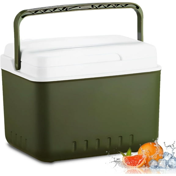 HiGropcore 6 Quart Small Cooler - Portable Hard Shell Cooler Lunch Box - Ice Retention Insulated Camping Cooler LS6-02