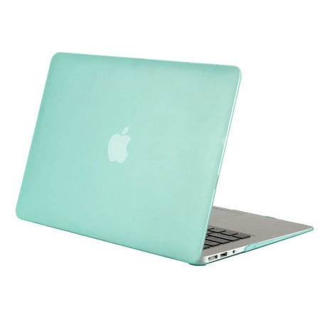 Mosiso Laptop Protective Cover Case for MacBook Air 13'' No Touch ID (Models: A1369 and A1466 2010-2017),Mint Green