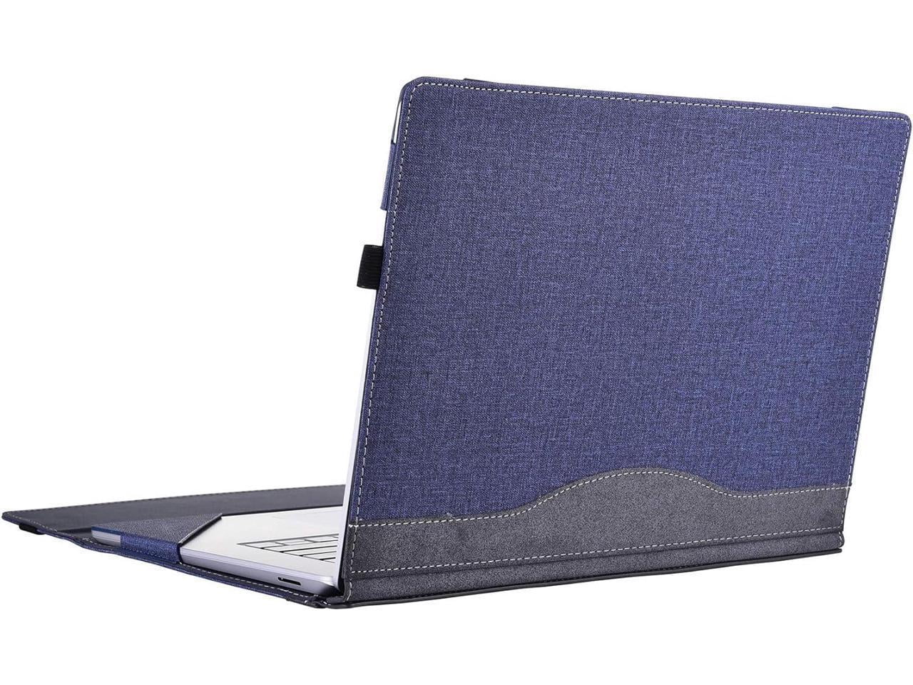 Laptop Case for 13.5 inch Microsoft Surface Laptop 6 / Laptop 5 / Laptop 4 / Laptop 3 / Laptop 2 / Laptop 1 PU Leather Protective Cover with Pencil Holder