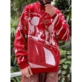 thumbnail image 4 of KelaJuan Men's Autumn Winter Casual Knitwear Long Sleeve Round Neck Gothic Anime Pattern Print Sweater, 4 of 6