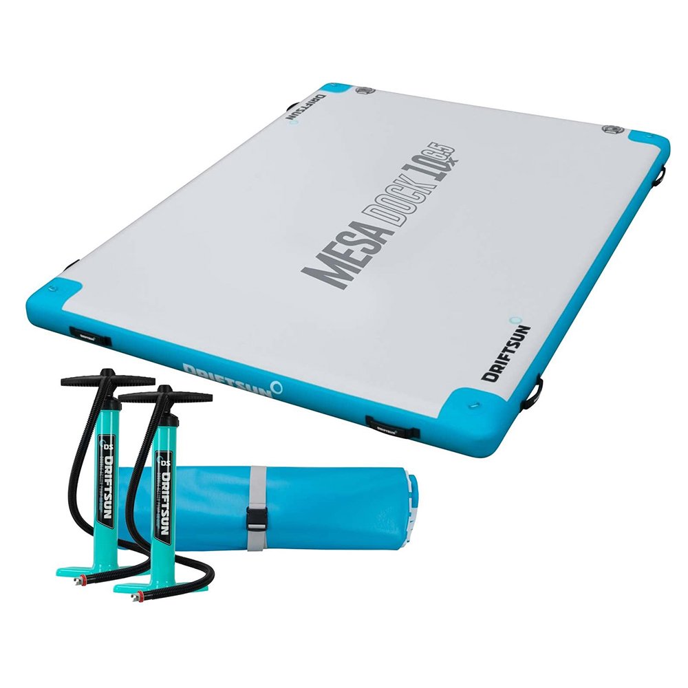 Driftsun Mesa Dock Inflatable Floating Water Deck Platform Island, 10 x