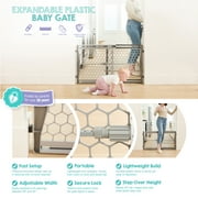 Regalo Gray Expandable Baby Safety Gate 28-42 Inches, Ages 6-24 Months