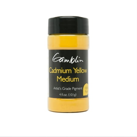 UPC: 0729911181805 | Gamblin Artist s Grade Pigment – Cadmium Yellow Medium 4 oz bottle