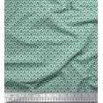 thumbnail image 1 of Soimoi Green Cotton Duck Fabric Scales Geometric Decor Fabric Printed Yard 56 Inch Wide, 1 of 3
