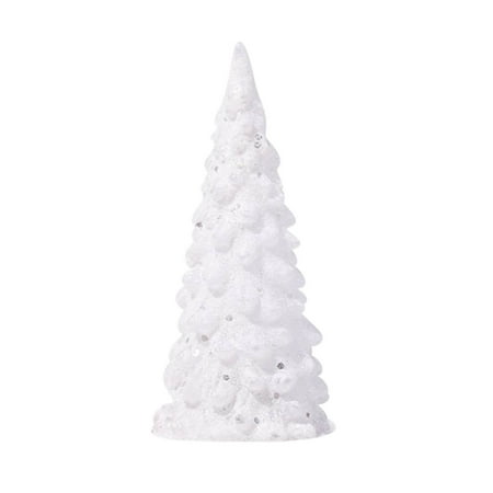 

Holiday Decorations Christmas Christmas Decorations 1 Piece Christmas Tree Colorful LED Acrylic Night Light Christmas Decoration White
