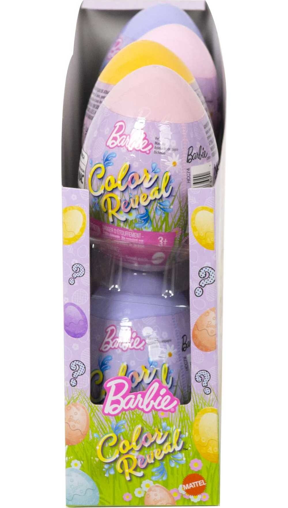 Barbie Color Reveal Pet Set, Easter Egg Case with Color-Change Basket, Blue  Lamb & 2 Mini Pets