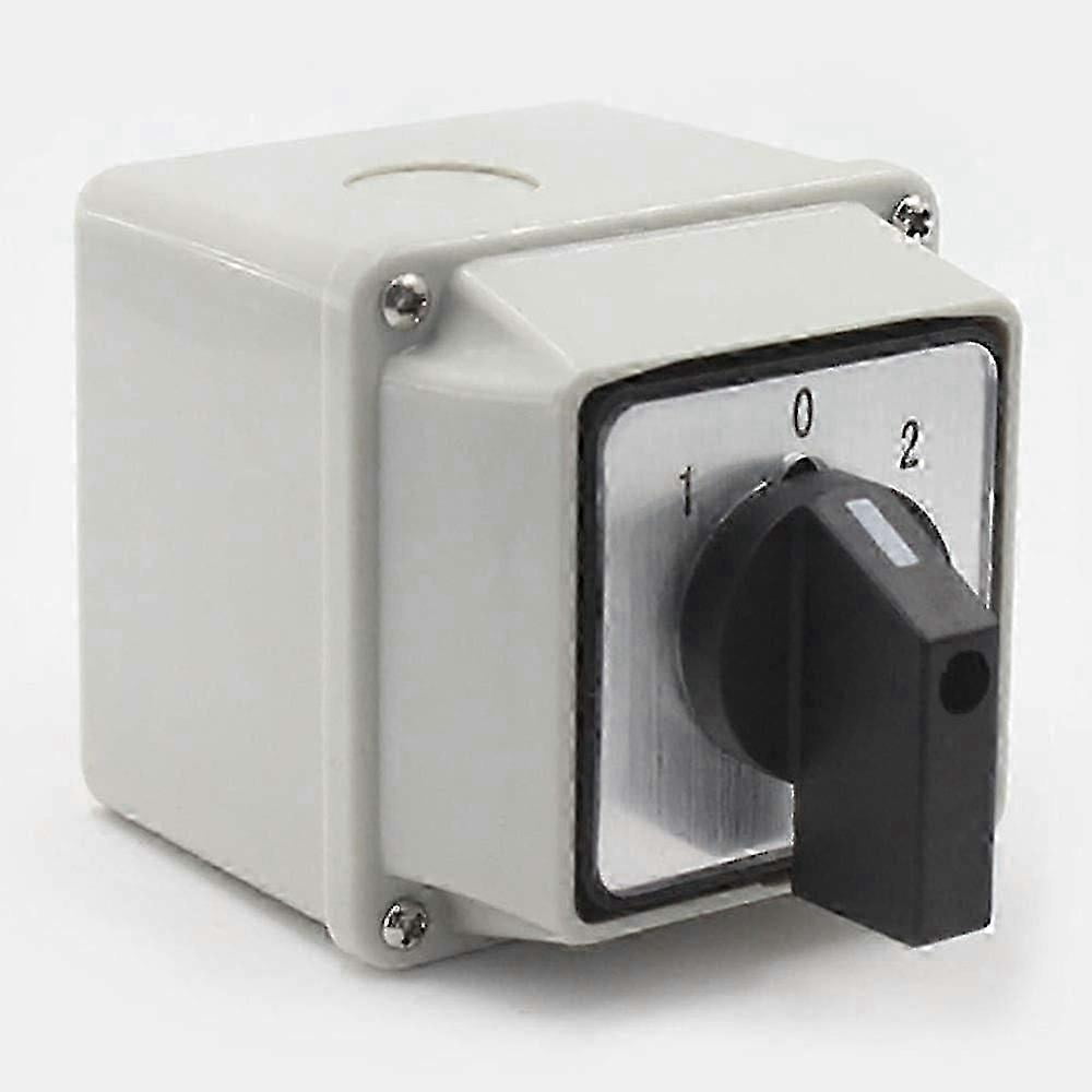 Industrial Switch Rotation Changeover Switch 3 Position 8 Screw Terminals Rotate Cam Changeover ...