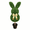 One Bunny Topiary Tree, variant on ValHome 3FT Easter Bunny Topiary Artificial Plants Outdoor - 35.4" Faux Boxwood Rabbit Tree with Bow - Premium Spring Garden Porch Entryway Decoration for Easter Seasonal Display